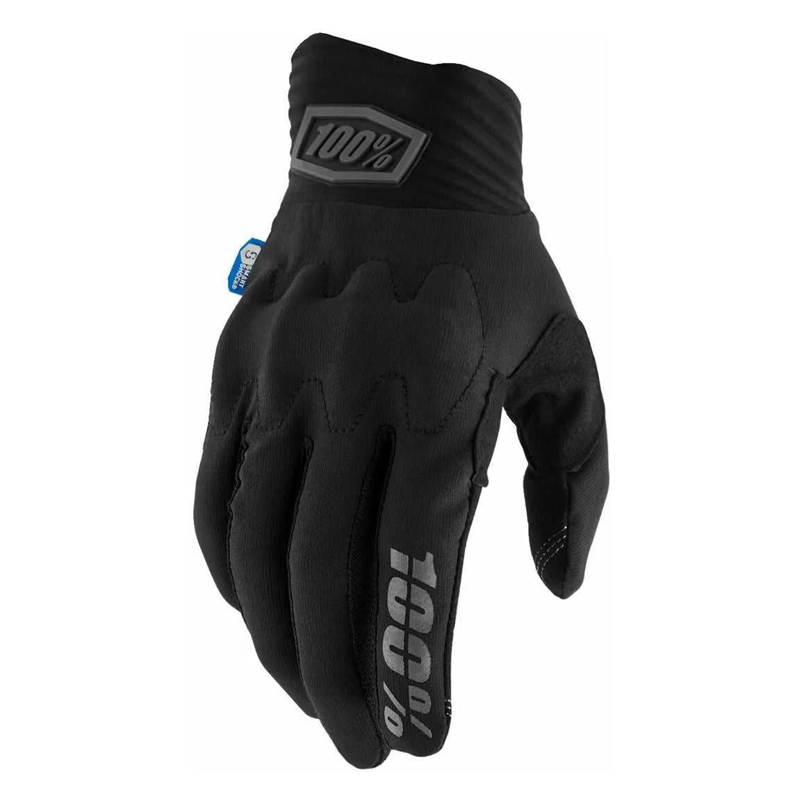 100% MX Gloves Cognito Smart Shock Black